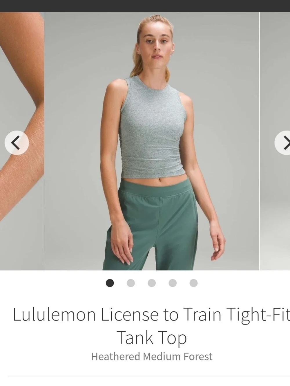 Lululemon License to Train tight-fit Tank Top